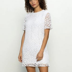 WHITE LACE DRESS