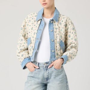 Love bird floral w/ denim