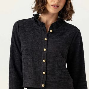 Sundays Black Maggie Cardigan