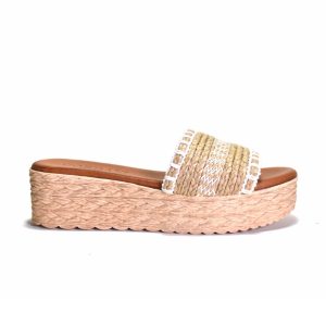 Cordani Brylee Rafia Slide