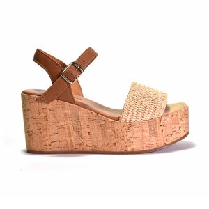 Jessica Raffia Wedge