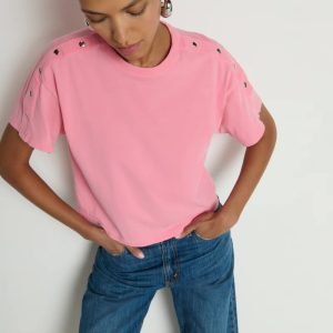 Nation Quartz Button Tee