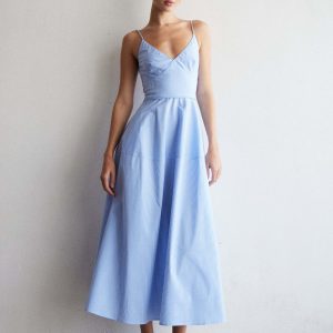JS71 Neroni Blue And White Stripe Dress