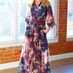 Finley Pilar Watercolor Dress