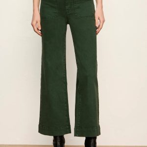 Sanctuary Washed Forest Wide Leg Denim