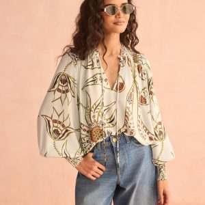 Omika Diya Powder Anouk Blouse