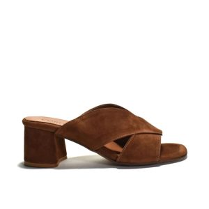Cordani Ilene Chocolate Suede Heel
