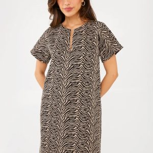 Abbey Glass Lulu Zebra Dress