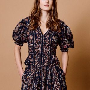 Cleobella Melissa Bois Print Top