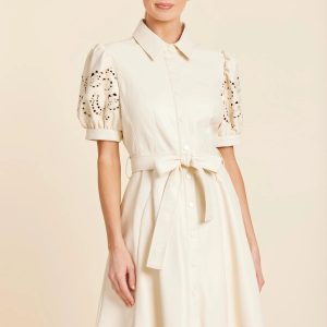 Dolce Cabo Cream Cut Out Dress