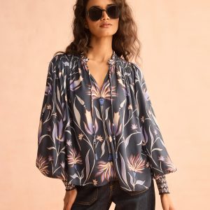 Omika Borealis Anouk Teal Blouse